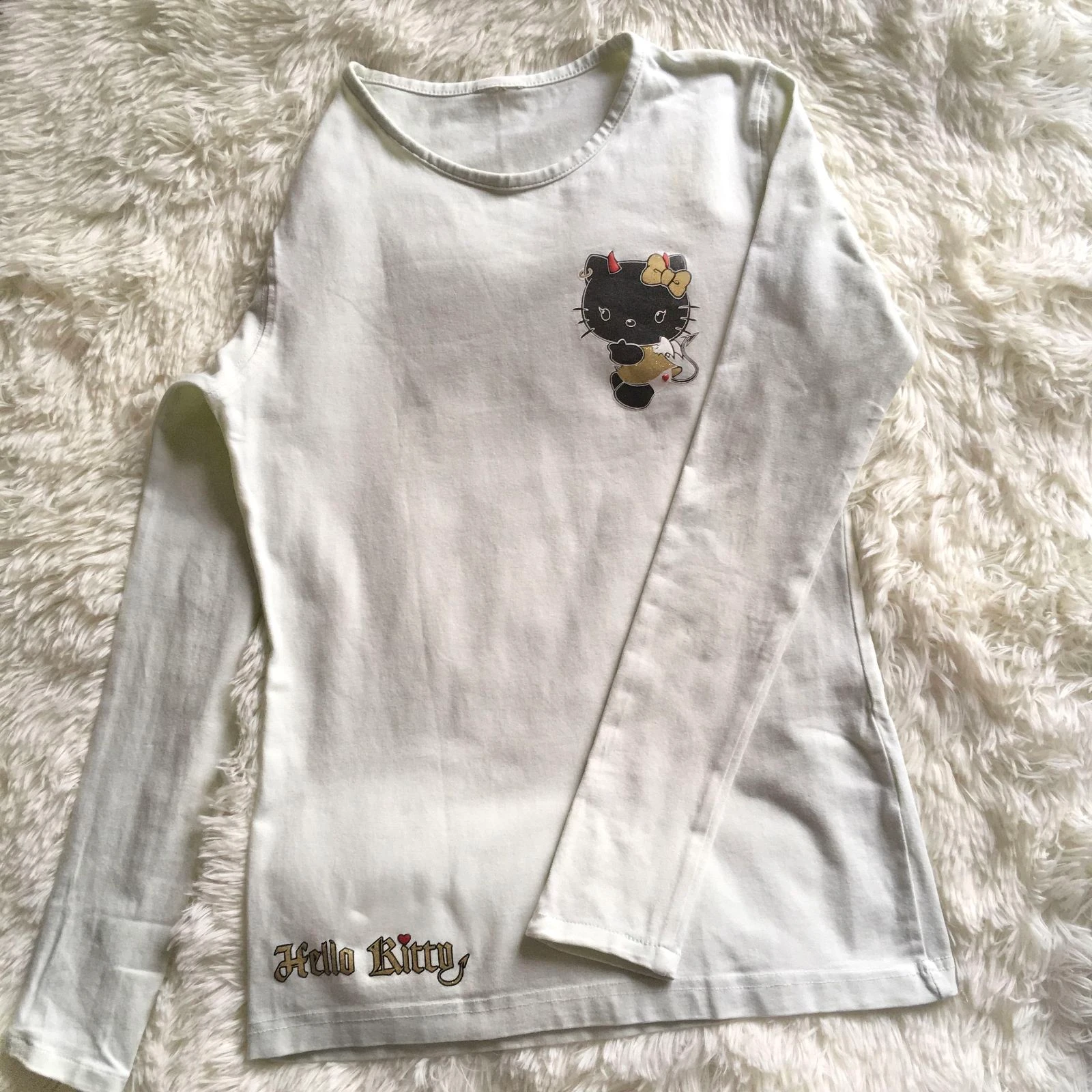 Haut t-shirt manches longues hello kitty